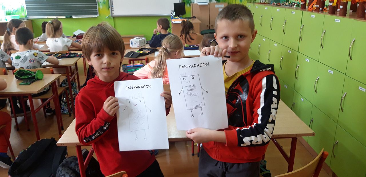 Weź paragon - akcja edukacyjna w klasach pierwszych