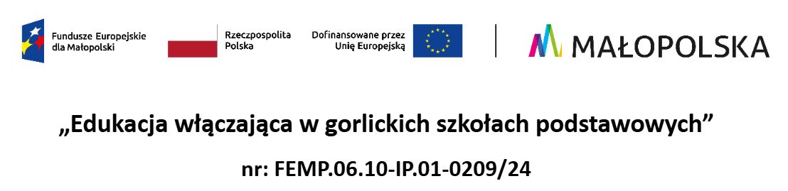 Projekt „Edukacja włączająca w gorlickich szkołach podstawowych” – rekrutacja dla Rodziców/Opiekunów Prawnych