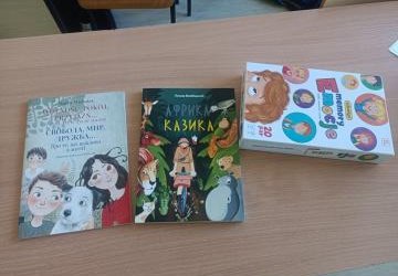 Lekcja biblioteczna pt. „Bajki dwóch kultur”