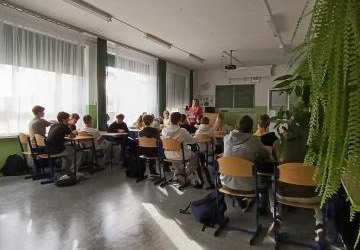 Zajęcia biblioteczne z klasą VIII B