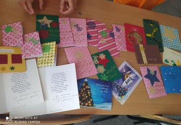 Kartki świąteczne dla osób przebywających w Domu Pomocy społecznej